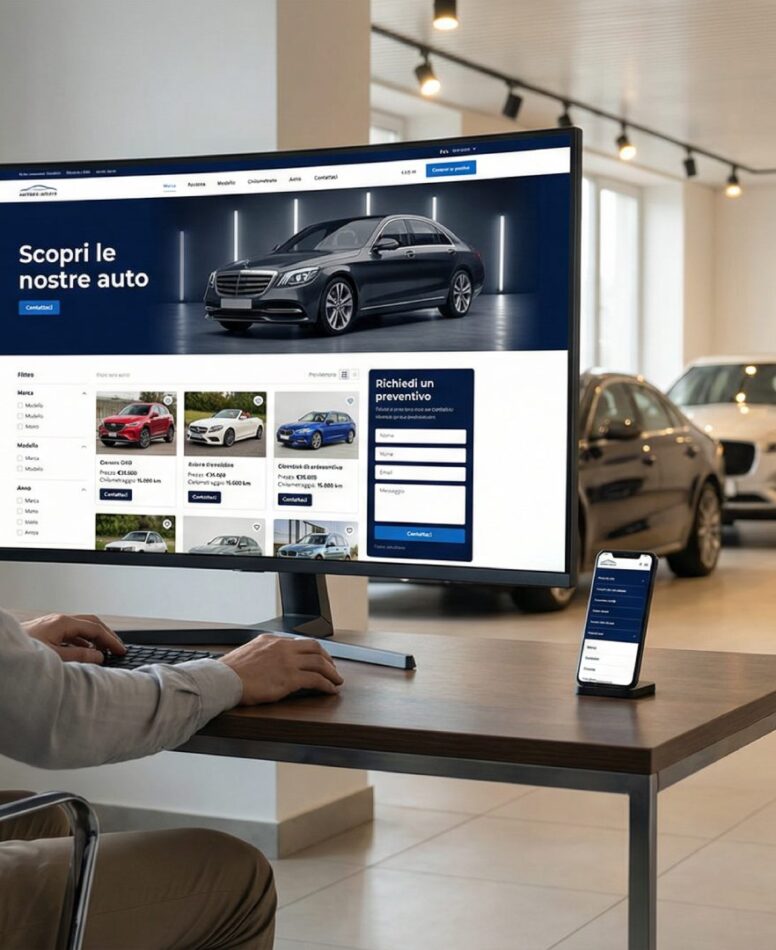 Sito web per concessionaria