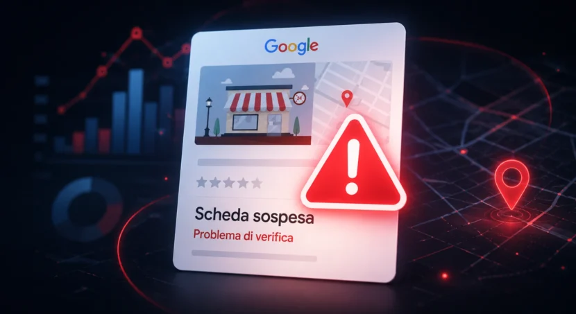 Scheda Google sospesa
