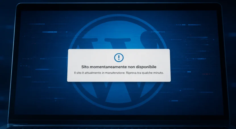 Sito WordPress bloccato