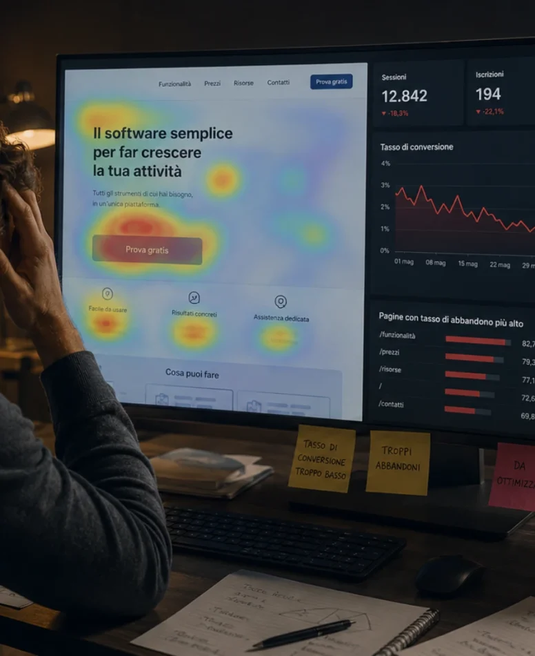 Landing page non converte