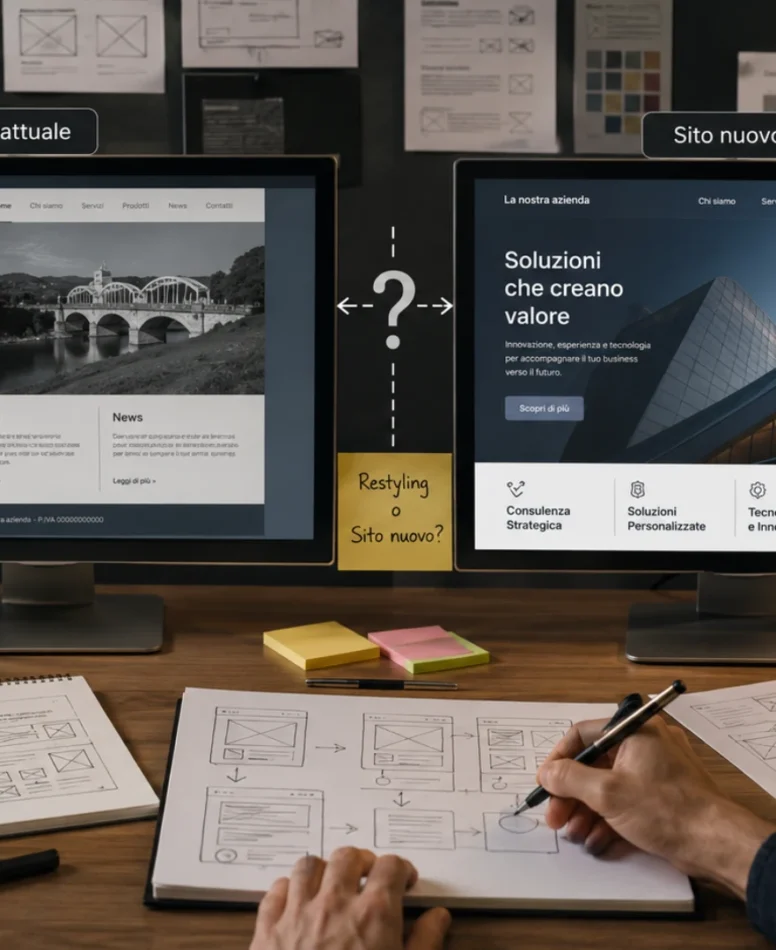 Restyling sito web o sito nuovo