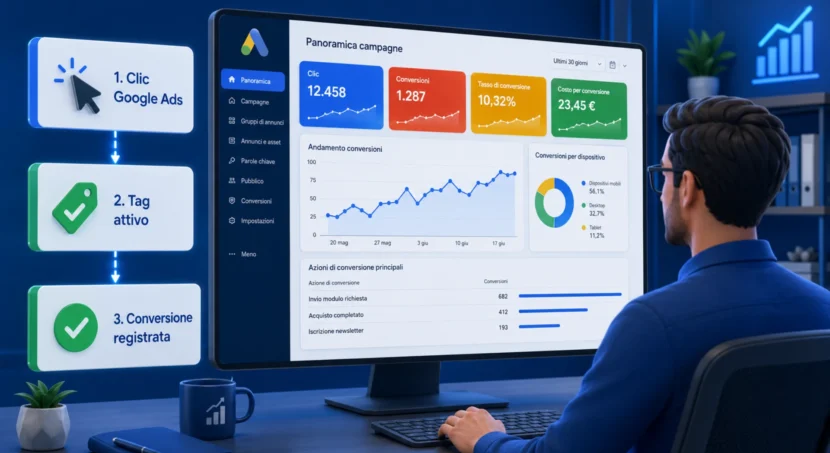 Tracking conversioni Google Ads